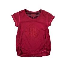 T-shirt dziewczęcy, czerwony, Sunshine, Kanz