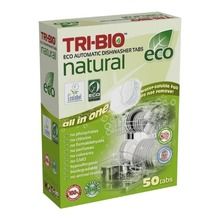 Tri-Bio, ekologiczne tabletki do zmywarki, All in One, 50 szt.