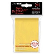 Ultra-Pro, koszulki na karty Deck Protector Solid Yellow, żółte, 50 szt.