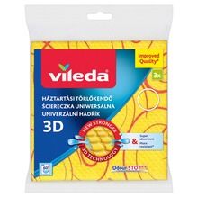 Vileda, ściereczka uniwersalna 3D, 3 szt., 144826
