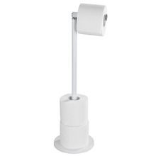 Wenko, stojak na papier toaletowy z uchwytem, biały, 2w1