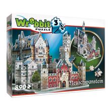 Wrebbit, Zamek Neuschwanstein, puzzle 3D, 890 elementów