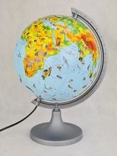 Zachem, Globus zoologiczny, podświetlany z opisem Multi Globe AR, 250 mm