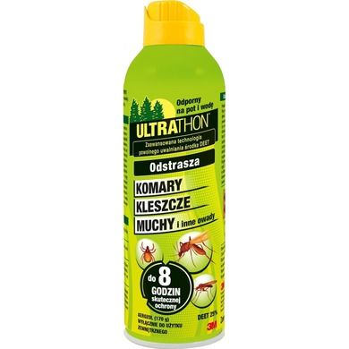 3M, Ultrathon Deet 25%, spray na komary kleszcze, 177 ml