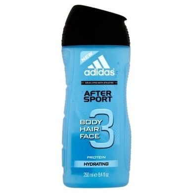 Adidas, After Sport, żel pod prysznic, 250 ml