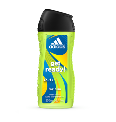 Adidas, Get Ready! for Him, żel pod prysznic, 250 ml