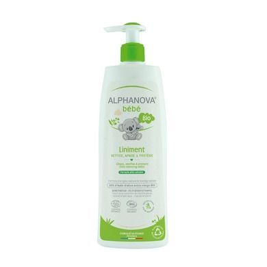 Alphanova Bebe, organiczna oliwka do mycia i kąpieli, 500 ml