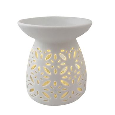 Altom Design, porcelanowy kominek zapachowy, kwiat, 7,5-7,5-9 cm