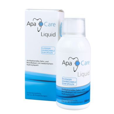 ApaCare, Liquid, płyn remineralizujący do płukania ust z hydroxyapatytem, 200 ml