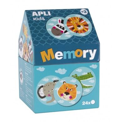 Apli Kids, Safari, memory w kartonowym domku