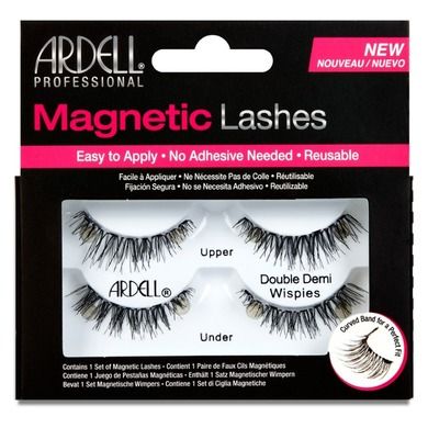 Ardell, Magnetic Lashes Double Demi Wispies, rzęsy magnetyczne na pasku, 2 pary