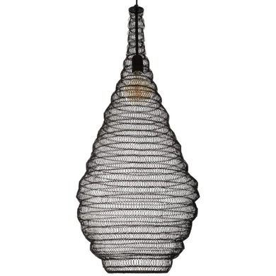 Atmosphera, lampa sufitowa dekoracyjna, Ali, 82 cm, czarna