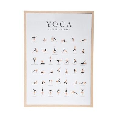 Atmosphera, plakat w ramie, Yoga, 52-72 cm