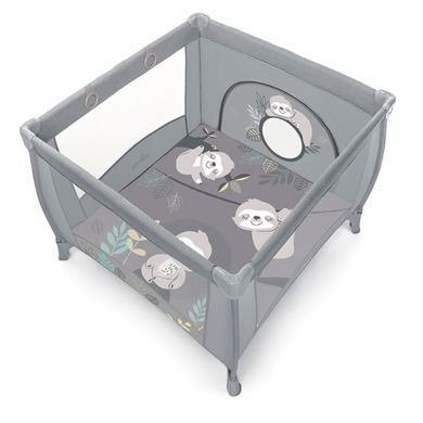 Baby Design, Play Up, kojec dziecięcy z uchwytami do wstawania, Light Grey