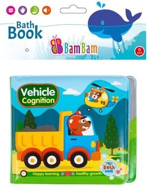 BamBam, Pojazdy, książeczka do kąpieli