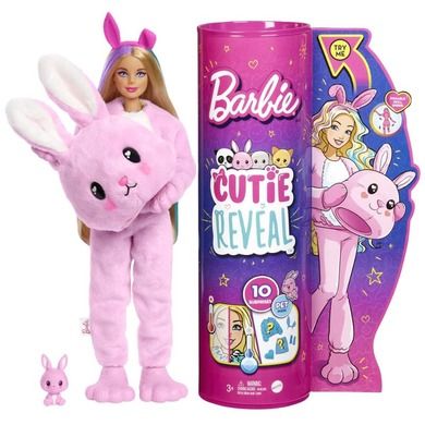 Barbie, Cutie Reveal, lalka królik z akcesoriami