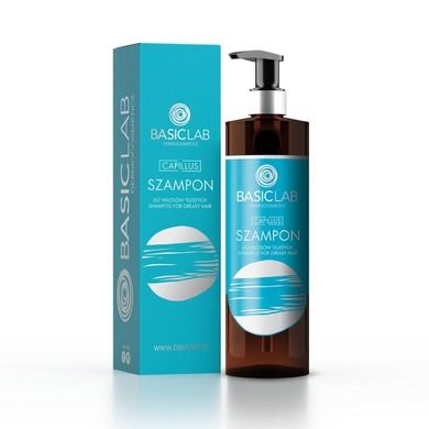 BasicLab, Capillus Shampoo, szampon do włosów tłustych, 300 ml