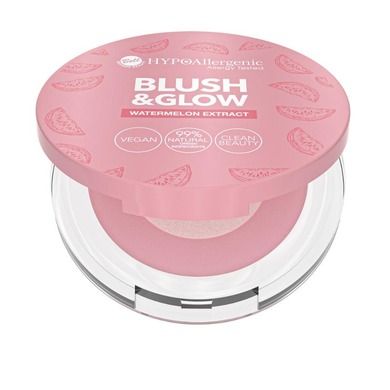 Bell Hypoallergenic, Love My Lip&Skin, hypoalergiczny rozświetlający róż, blush&glow, 9g