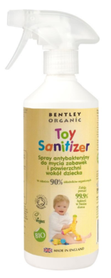 Bentley Organic, spray dezynfekujący do mycia zabawek, 500 ml