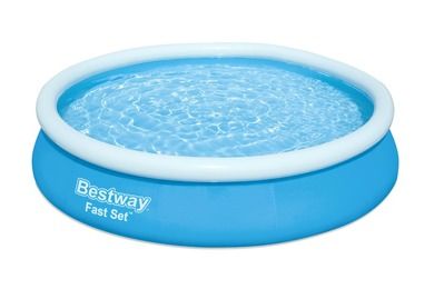 Bestway, Fast Set, basen rozporowy z pompą filtracyjną, 3,66-0,76m