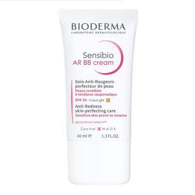 Bioderma, Sensibio AR BB Cream SPF30, krem BB do skóry wrażliwej, Clair/Light, 40 ml