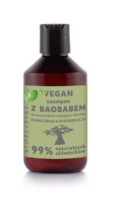 Bioelixire, Vegan, szampon intensywnie nawilżający, Baobab, 300 ml