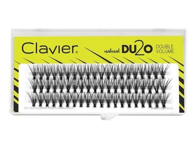Clavier, DU2O Double Volume, kępki rzęs, 12 mm