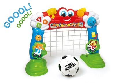 Clementoni, Bramka z piłką, zabawka interaktywna