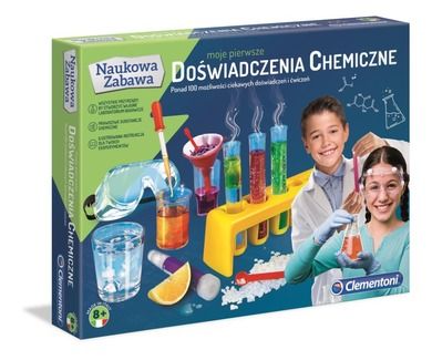 Clementoni, Moje pierwsze doświadczenia chemiczne, zestaw naukowy
