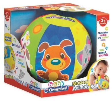 Clementoni, Muzyczna piłka, zwierzątka, zabawka interaktywna