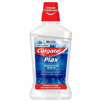 Colgate, Plax Sensation White, płyn do płukania jamy ustnej, 500 ml