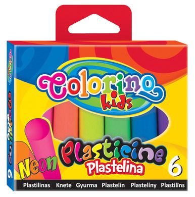 Colorino, plastelina Neon, 6 kolorów