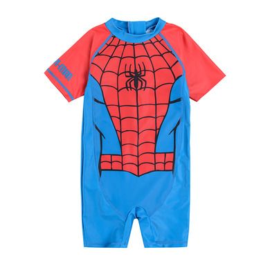 Cool Club, Kombinezon kąpielowy chłopięcy, niebiesko-czerwony, Spider-Man
