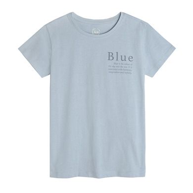 Cool Club, T-shirt dziewczęcy, jasnoniebieski, Blue