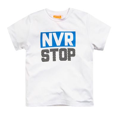 Cool Club, T-shirt sportowy chłopięcy, biały, NVR stop