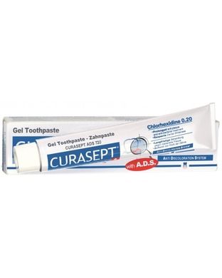 Curasept, pasta do zębów w żelu ADS720, 0,02%chx, 75 ml