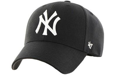 Czapka z daszkiem, unisex, czarna, 47 Brand New York Yankees MVP