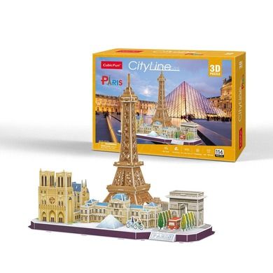 Dante, City Line Paris, puzzle 3D