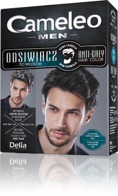 Delia Cosmetics, Cameleo, odsiwiacz dla mężczyzn, do włosów czarnych i ciemnego brązu