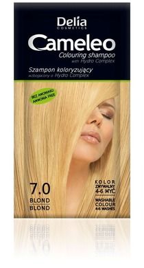 Delia Cosmetics, Cameleo, szampon koloryzujący 7.0 blond