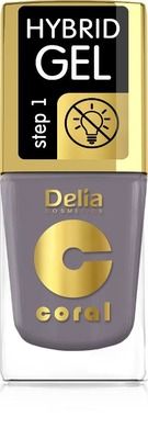 Delia Cosmetics, Coral Hybrid Gel, emalia do paznokci, nr 78, 11 ml