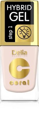 Delia Cosmetics, Coral Hybrid Gel, emalia do paznokci, nr 82, 11 ml