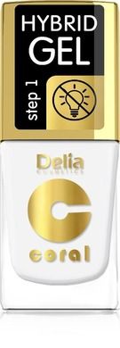 Delia Cosmetics, Coral Hybrid Gel, emalia do paznokci, nr 84, 11 ml