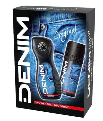 Denim, Original, zestaw prezentowy: dezodorant w sprayu, 150 ml + żel pod prysznic, 250 ml