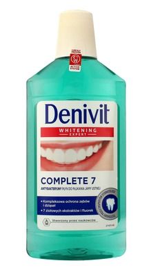 Denivit, Complete 7 Whitening, płyn do płukania jamy ustnej, 500 ml