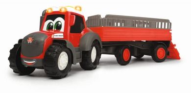 Dickie, ABC Massey Ferguson Traktor, pojazd z przyczepą