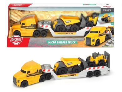 Dickie, Volvo Micro Builder Truck, ciężarówka, samochód, 32 cm