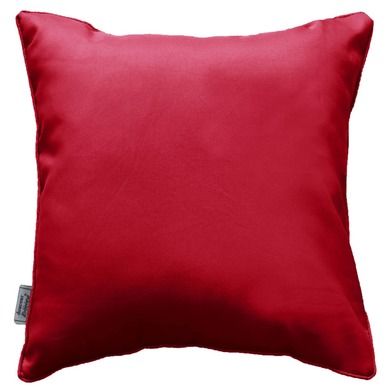 Douceur D Intérieur, poduszka dekoracyjna, z lamówką, Essentiel, 40-40 cm, czerwony