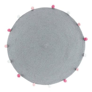 Douceur d'intérieur, Pompomparty, okrągły dywanik z pomponami, śr. 90 cm