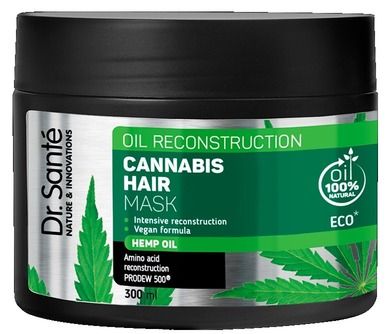 Dr. Sante, Cannabis Hair, rewitalizująca maska do włosów, 300 ml